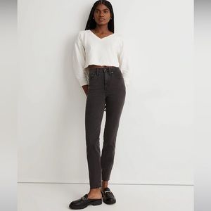 Madewell Stovepipe Jeans in Banberry Wash: Raw-Hem Edition